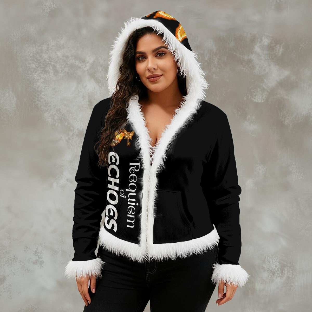 Fur Lined Hooded Jacket of The Forge